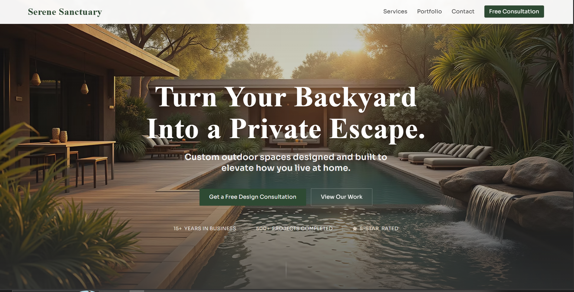 Backyard Renovation System preview